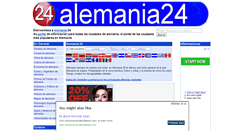 Desktop Screenshot of alemania24.de